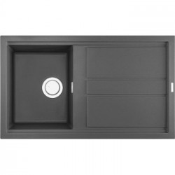 Elleci LKB40099 - Lavello best 400, 86X51, 1VG, dark grey