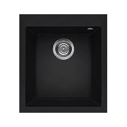 Elleci LKQ10086 - Lavello quadra 100, 41x50, 1V, black