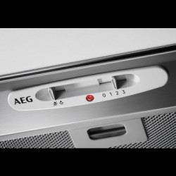 Aeg DGB2531M - Cappa Gruppo Incasso, Inox, 440 m³/h, 52 cm, D