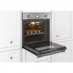 Candy FCC604X/E - Forno Elettrico da Incasso, 65 Litri, Inox, Classe A+