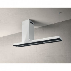 Elica HAIKU ISLAND WH/A/120 - Cappa Aspirante ad Isola, Krion Bianco, 120 cm, PRF0146290, A