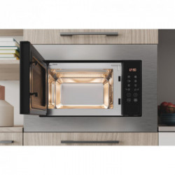 Indesit MWI 120 GX - Forno a Microonde da Incasso, 20 Litri, 800 W