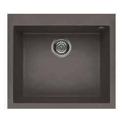 Elleci LKQ10593 - Lavello quadra 105, 57X50, 1V, dove grey