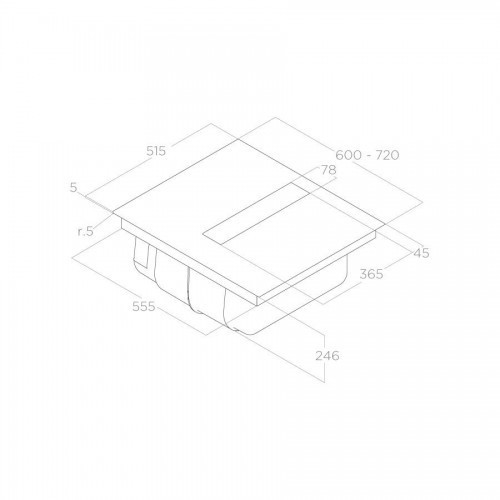 Elica NIKOLATESLA FIT BL/A/60 - Piano Cottura a...