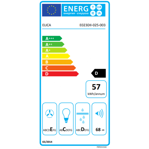 Elica MISSY BL/A/90 - Cappa Aspirante a Parete,...