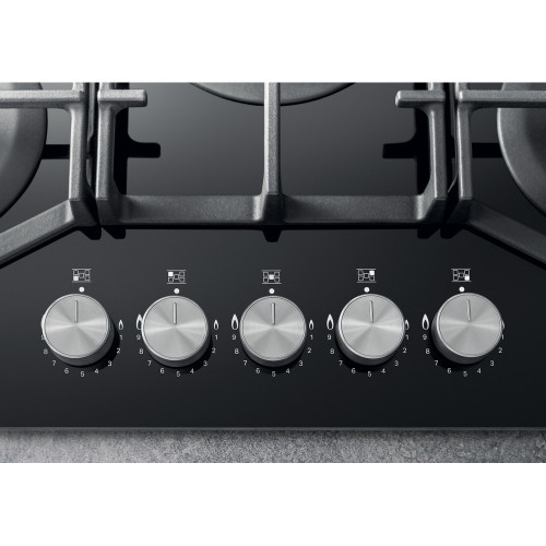 Hotpoint HAGS 72F/BK - Piano Cottura a Gas, 5...