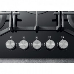 Hotpoint HAGS 72F/BK - Piano Cottura a Gas, 5 Fuochi, 73 cm