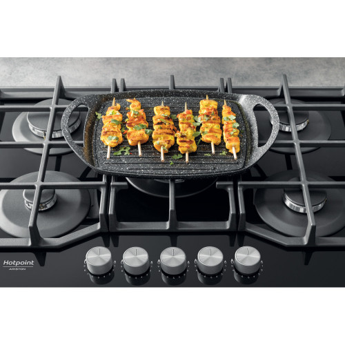 Hotpoint HAGS 72F/BK - Piano Cottura a Gas, 5...