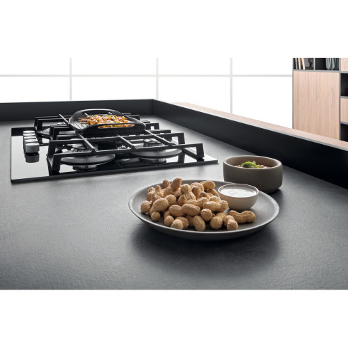 Hotpoint HAGS 72F/BK - Piano Cottura a Gas, 5...