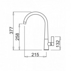 Elleci MGKATH43 - Miscelatore athena, tortora