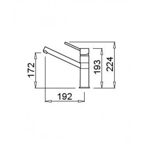 Elleci MGKSAV48 - Miscelatore sava, grigio cemento