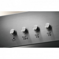 Electrolux LFC316X - Cappa Aspirante a Camino, 420 m³/h, Inox, 60 cm, Classe D