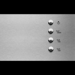 Electrolux LFV319Y - Cappa a Camino, Nero e Inox, 600 m³/h, 90 cm, C 