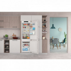 Indesit INC18 T311 - Frigorifero Combinato da Incasso, 250 Litri, Classe F, 54 x 177 x 54.5 cm