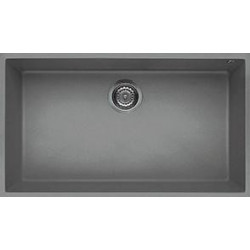 Elleci LKQ13097BSO - Lavello quadra 130, 76X44, 1V, light grey
