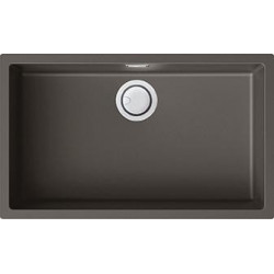 Elleci LKZ13093 - Lavello zen 130, 75,6X45,6, 1V, dove grey