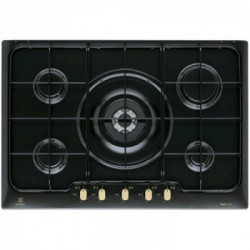 Electrolux PN750RUV - Piano Cottura a Gas, Tripla Corona, 5 Fuochi, 75 cm