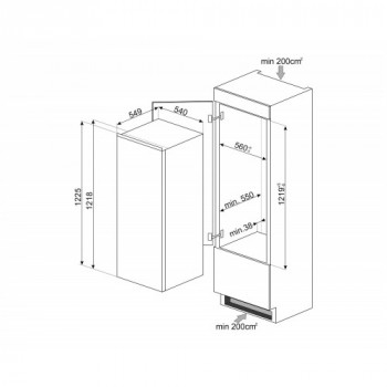 Smeg S4L120F - Frigorifero... 2