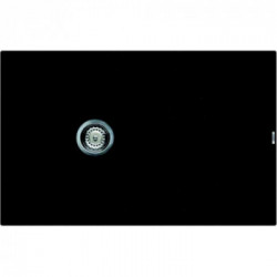 Elleci LGL30054 - Lavello living 300, 79X50, 1VG, nero pietra