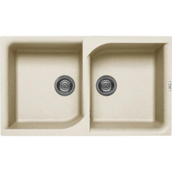 Elleci LGE45062 - Lavello ego 450, 86X50, 2V, bianco antico
