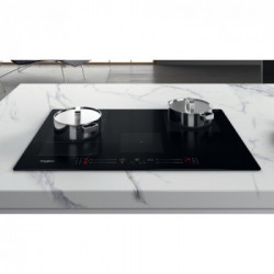 Whirlpool WF S5077 NE/IXL - Piano Cottura ad Induzione, 4 Zone, 77 cm