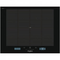 Whirlpool SMP 658C/NE/IXL - Piano Cottura ad Induzione, FlexiFull, Vetroceramica Nero, 65 cm 