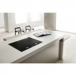 Whirlpool SMP 658C/NE/IXL - Piano Cottura ad Induzione, FlexiFull, Vetroceramica Nero, 65 cm 