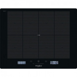 Whirlpool SMP 658C/NE/IXL - Piano Cottura ad Induzione, FlexiFull, Vetroceramica Nero, 65 cm 