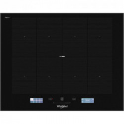 Whirlpool SMP 658C/NE/IXL - Piano Cottura ad Induzione, FlexiFull, Vetroceramica Nero, 65 cm 