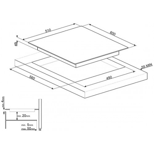 Smeg SI1M7643B - Piano Cottura a Induzione, 4...