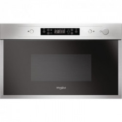 Whirlpool AMW 442/IX - Forno Microonde da Incasso, DualCrisp, Acciaio Inox, 22 litri