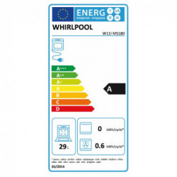 Whirlpool W11IMS180 - Forno Compatto da Incasso W a Vapore, Sous Vide, Termosonda, Nero, 29 litri, A