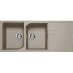 Elleci LGE50043 - Lavello ego 500, 116X50, 2VG, tortora