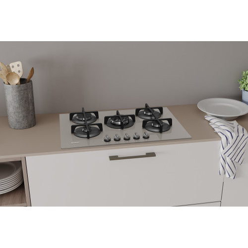 Indesit ING 72T/TD - Piano Cottura a Gas, 5...