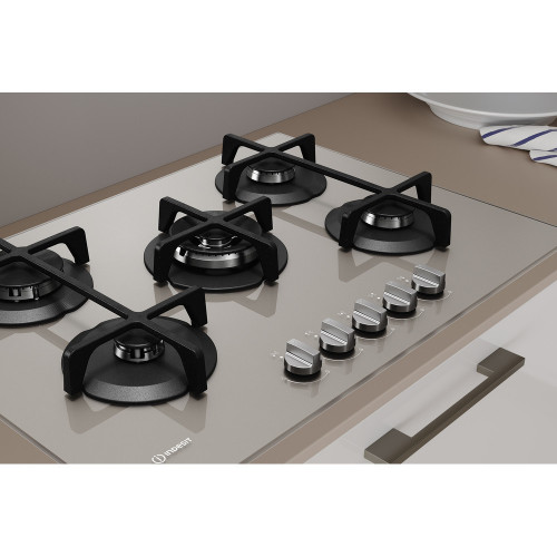 Indesit ING 72T/TD - Piano Cottura a Gas, 5...