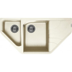 Elleci LGEESA62 - Lavello ego ESA, 100X50, 2VG, bianco antico