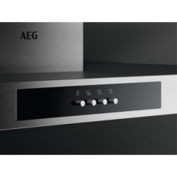 Aeg DBB3951M - Cappa a Parete, 90 cm, Acciaio Inox, Classe C