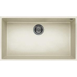 Elleci LGQ13062BSO - Lavello quadra 130, 76x44, 1V, bianco antico