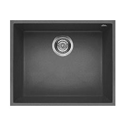 Elleci LKQ10599BSO - Lavello quadra 105, 54X44, 1V, dark grey