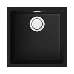 Elleci LKZ10286 - Lavello zen 102, 45,6X45,6, 1V, black