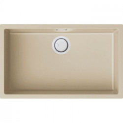 Elleci LKZ13095 - Lavello zen 130, 75,6X45,6, 1V, champagne