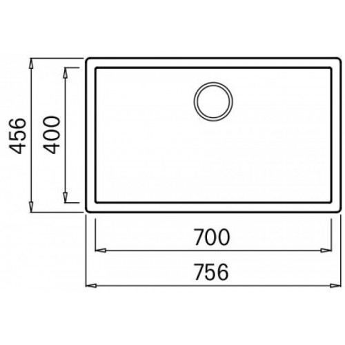Elleci LKZ13095 - Lavello zen 130, 75,6X45,6,...