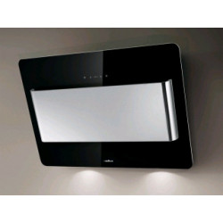 Elica BELT BL/F/80 - Cappa Filtrante a Parete, Vetro Nero e Inox, 80 cm, 800 m³/h, PRF0032793, A