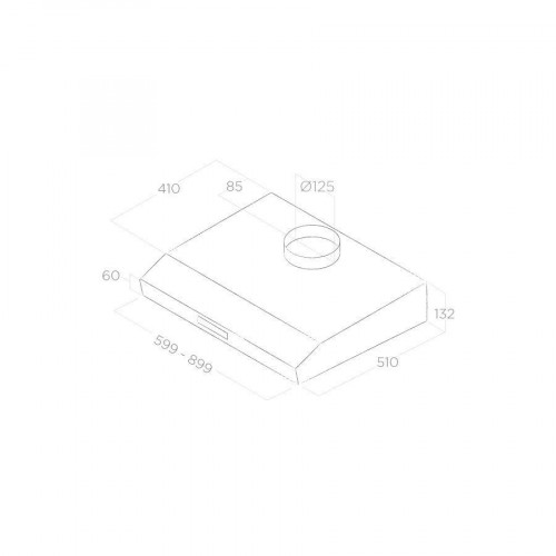 Elica KREA ST IX F/90 - Cappa Filtrante da...