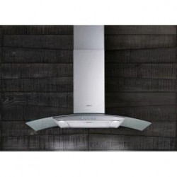 Elica CIRCUS IX/A/90 - Cappa Aspirante a Parete, Inox e Vetro, 90 cm, 68116392, D