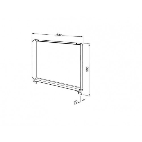 Smeg C70CP/1- Coperchio per Piano Cottura,...