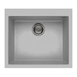 Elleci LMQ10579 - Lavello quadra 105, 57x50, 1V, aluminium