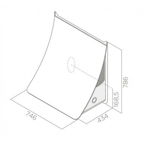 Elica NUAGE DRYWALL/F/75 - Cappa Filtrante a...
