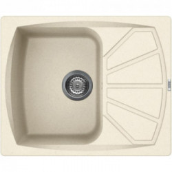 Elleci LGL12562 - Lavello living 125, 61X50, 1VG, bianco antico