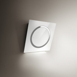 Elica OM AIR WH/F/75 - Cappa Filtrante a Parete, Vetro Bianco, 75 cm, PRF0094734, A